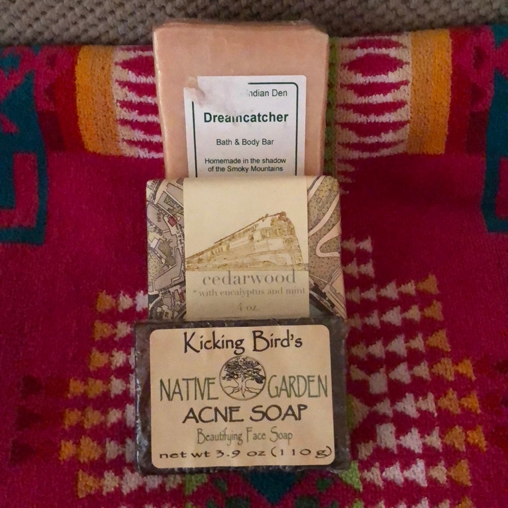 3 NWT natural soaps